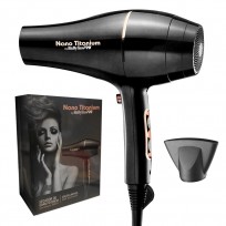 Secador de Pelo Rose Gold Black Nano Titanium Profesional