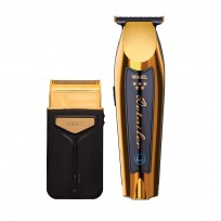 Combo Wahl Profesional: Afeitadora Travel Shaver + Trimmer Detailer Li Gold
