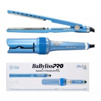 Set Profesional XL Plancha de Pelo 9091 + Miracurl 25mm Nano Titanium Babyliss PRO